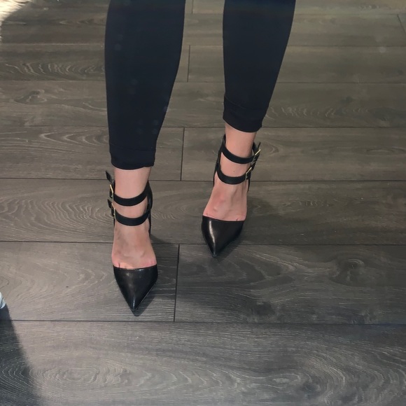Closed toe- black heels